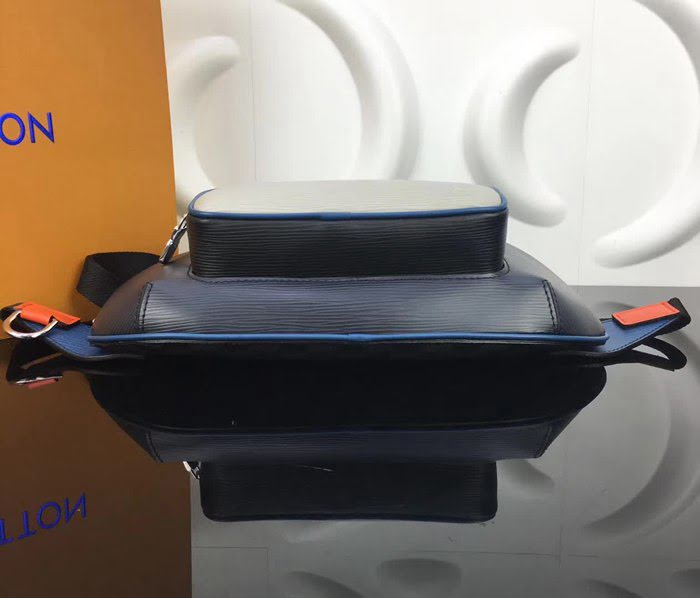 路易威登LV頂級原單 M51464 黑格 BUMBAG 腰包 Epi牛皮搭配Damier Graphite塗層帆布 YDH2142